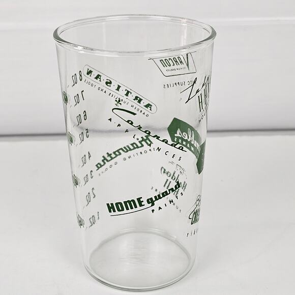 VTG Gambles Famous names advertising glass measuring cup 4 3/4" - Picture 7 of 11